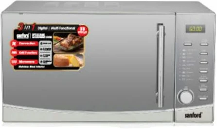 Sanford 30 Litres 3 In 1 Microwave Oven With Grill & Convection - Silver.