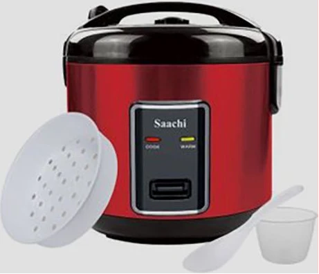 Saachi Electric 1.8 L Rice Cooker With Steaming Feature NL-RC-5178 - Red