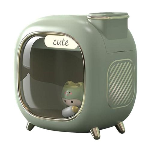 Wireless/USB Cute Double Nozzle Air Humidifier 500ml Home Air Humidifier With Colorful Night Light, Aroma Essential Oil Diffuser