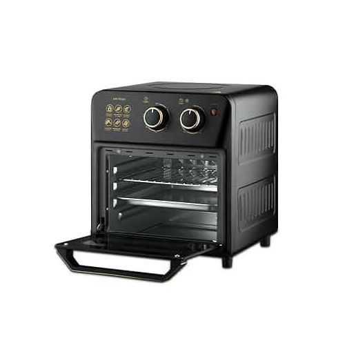 Sonifer 11L Air Fryer Oven 1200w Mini Oven Multifunction Countertop Convection Toaster Oven and Grill, Double Layered Glass Door 80-230° Temp Setting, Healthy Oil Free Heating