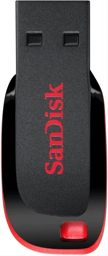 Sandisk 32GB Sandisk 2.0 Cruzerblade Flash Disk - Red,Black