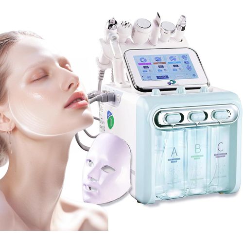 7-in-1 Hydro Facial Machine: New Upgrade Multifunctional Hydrogen Oxygan Facial Beauty Machine with Deep Cleaning, Skin Rejuvenation, Sprayer for Home Salon Spa