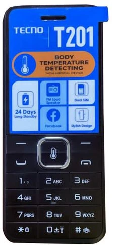 Tecno T201 - 1.5" 4MB RAM 4MB ROM 650mAH - Black