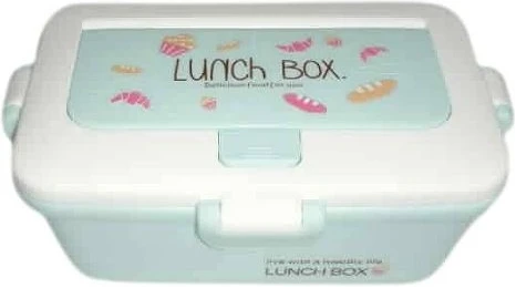 Plastic Food Storage Lunch Box Container-Blue
