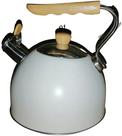 Kaisa Villa 2.5 Litres Whistling Tea Boiling Kettle - White