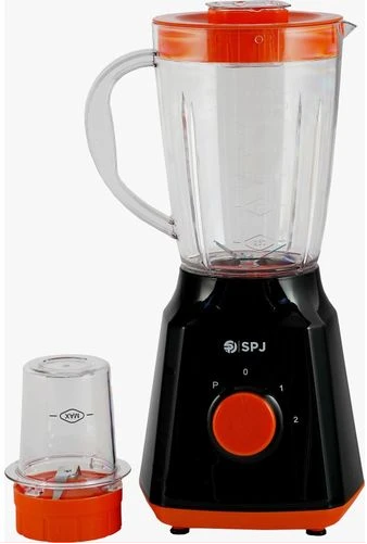 SPJ 2 In 1 Blender With Grinding Machine BDBLV-15L08 - Orange & Black