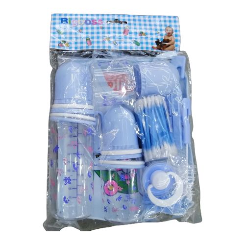 Big Boss Baby Gift Set Pack Milk Baby Feeding Bottles Set- Blue