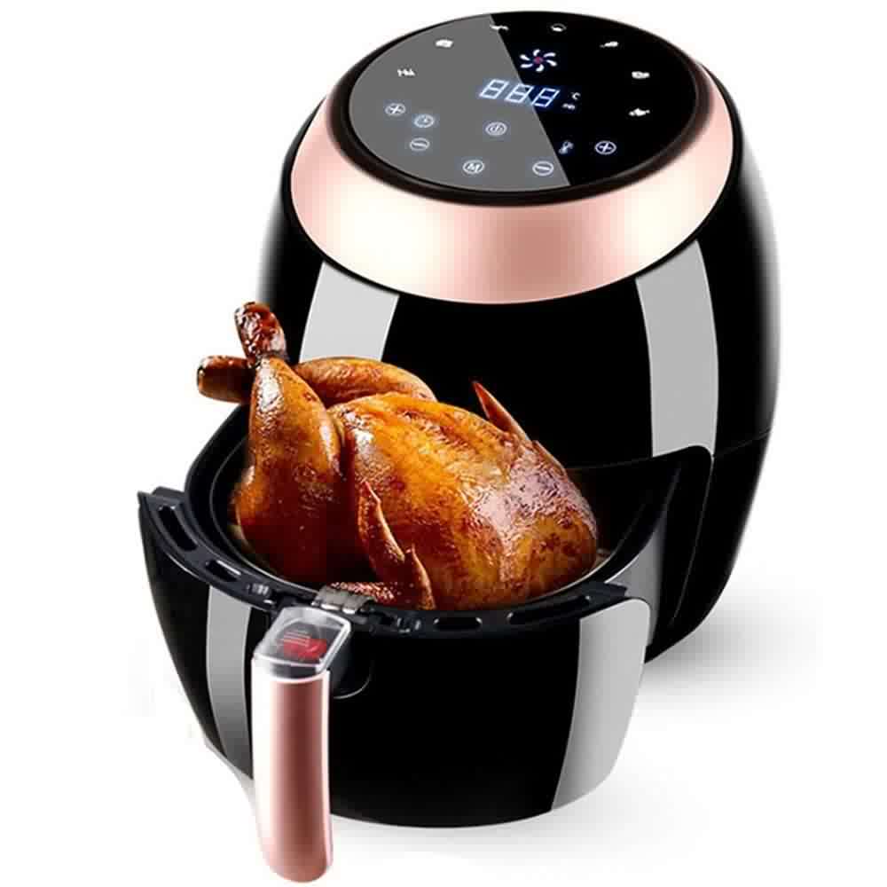 Hoffmans 7.7L Digital Electric Air Fryer Healthy Fried Food Oil Free – Black