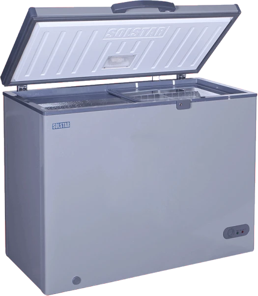 Solstar 350L CF350-SGLBSS Chest Freezer - Silver