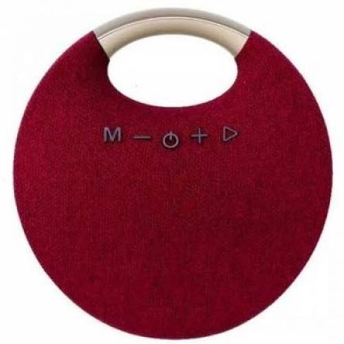 Aldeepo Portable Arm Wireless Bluetooth Speaker With FM Radio - Maroon/Red