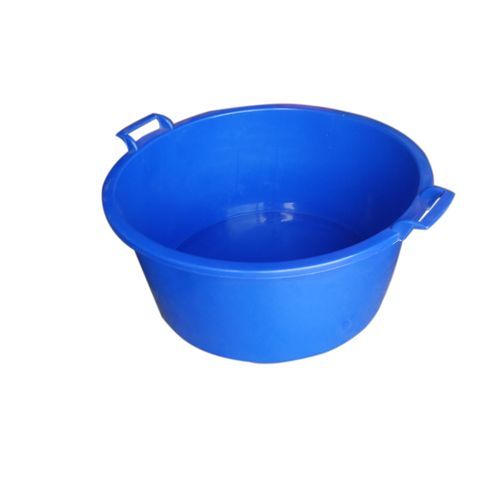 Round Plastic Wash Basin 40L-Blue