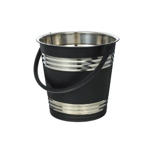 3L Ice Bucket, Wine Chiller Bucket Metal Ice Cube Bucket Ice Bin Small Cooler Beverage Ice Tub Party Snack Buckets Trash Can Gardening Bucket For Summer