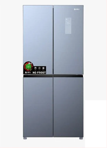 SPJ 559L 4 Door Elegant Glass Finish Refrigerator - Inox