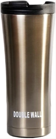 Double Wall Hot & cold Stainless Steel Vacuum Cup - 500ml - Silver