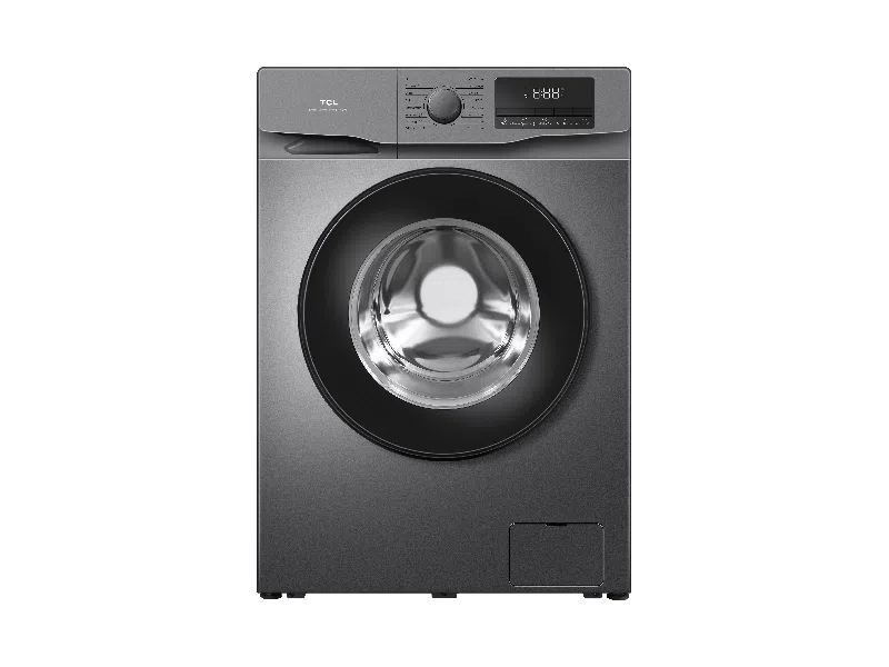 TCL 7kg Front Loading Washing Machine P607FLG, Digital Inverter Motor, 16 Programs, A+++ - Grey