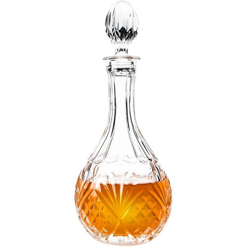 Bar Bottle Bourbon Pitcher or for Lead-Free Barware Large Glass Liquor Restaurant Vodka Whisakey Beverage Clear Whiskey Wine Decanter, Decanter Dispenser Ml Crystal Jug