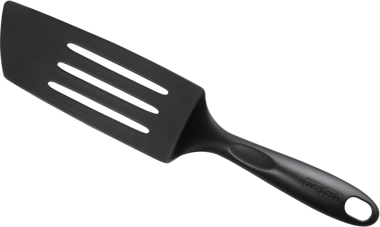 TEFAL Bienvenue Kitchen Tools Long Spatula, Black, Plastic, 2744112