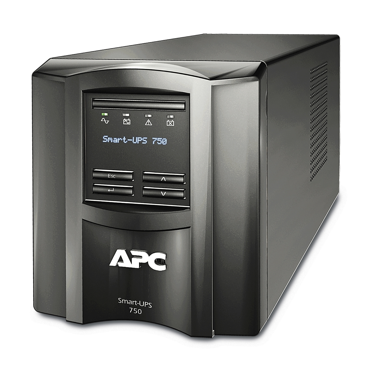 APC 750VA Smart-UPS, Line Interactive, 500W, Tower, 230V, 6x IEC C13 outlets, SmartSlot, AVR, LCD