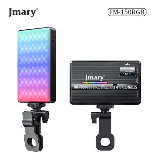 Jmary FM 150RGB Video RGB Camera Mobile Fill Light Muilt Color