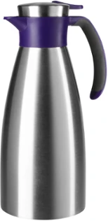TEFAL 1.5L Soft Grip Stainless Steel Linear Jug Vacuum Flask K3040214 - Rasberry