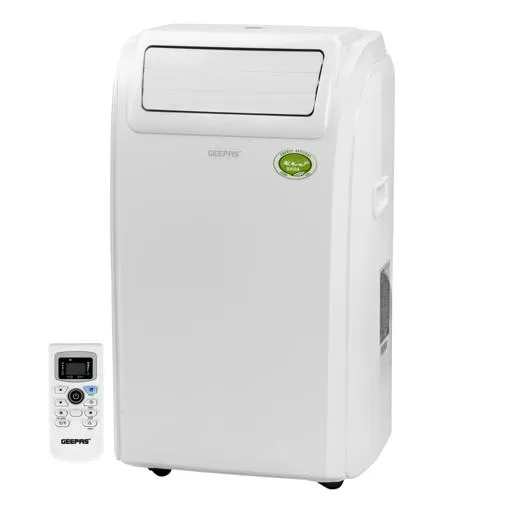 Geepas GACP1216CU Portable Air Conditioner - 3 Mode (Cool/Fan/Dry) & 3 Speed, 24 Hours Timer