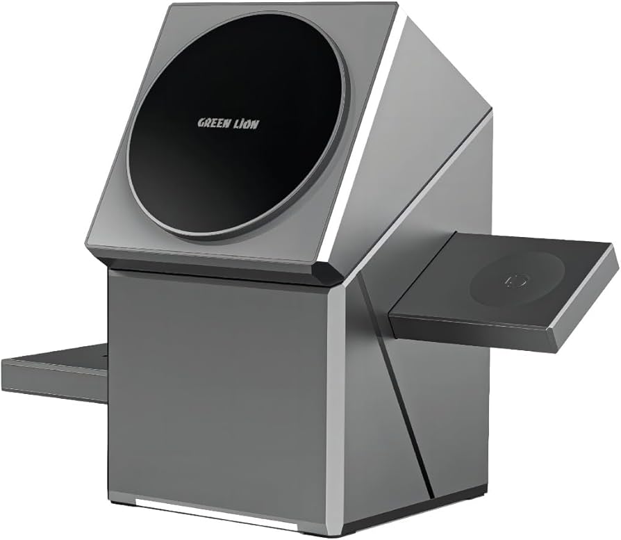 Green Lion 3 in 1 Magnetic Wireless Charger - Gray