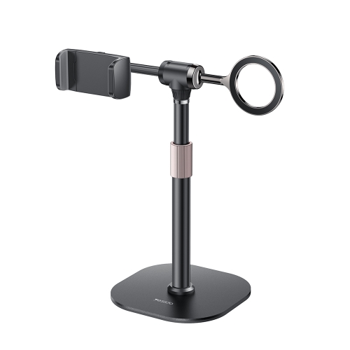 YESIDO C297 Desk Phone Stand Holder Adjustable Height Live Streaming Bracket for 2 Cell Phones