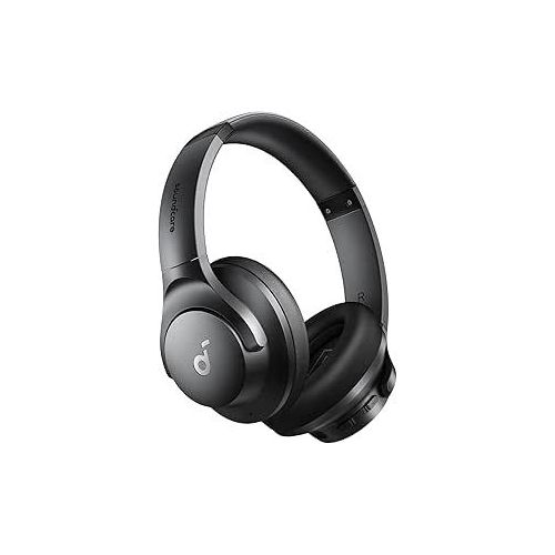 Anker Soundcore Q20i Hybrid Active Noise Cancelling Headphones, Wireless Over-Ear Bluetooth, 40H Long ANC Playtime, Hi-Res Audio, Big Bass, Customize via an App, Transparency Mode