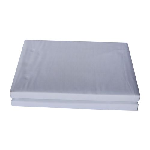 100% 6x6 Cotton Fitted Bedsheets, & 4 Pillow Covers - White