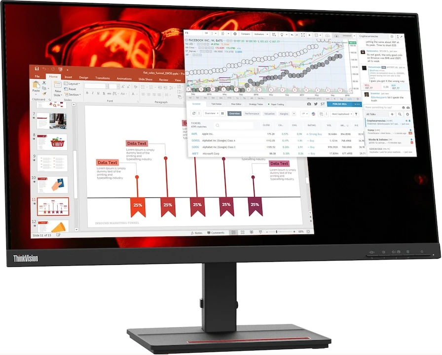 Lenovo ThinkVision S27e-20 FHD Monitor (27 inch) - Black