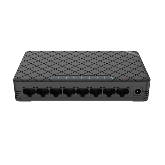 Ruijie RG-ES08 Unmanaged Desktop Ruijie Reyee Switch,  8× 10/100 Mbps RJ45 Ports Desktop Plastic Case