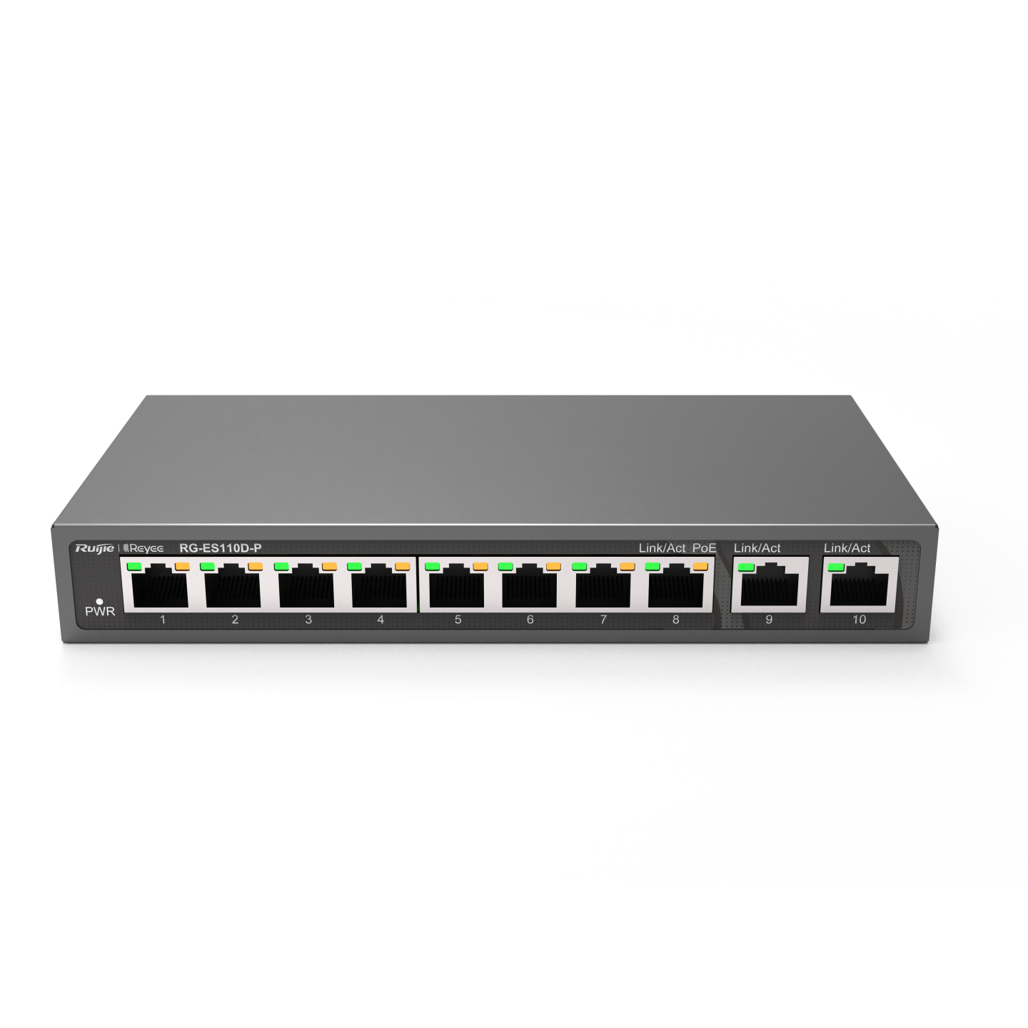 Ruijie RG-ES110D-P 8-port 10/100Mbps Desktop Unmanaged Switch