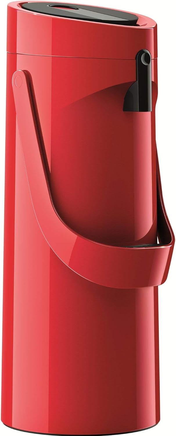 TEFAL K3140314 Ponza Pump 1.9L Vacuum Flask, Simple Pump Function With Generous Pump Volume Warm Up To 12 Hours Cold Up To 24 Hours