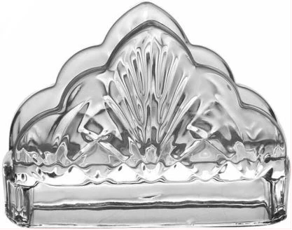 High Quality Crystal Glass Saviet Napkin Holder- Clear.