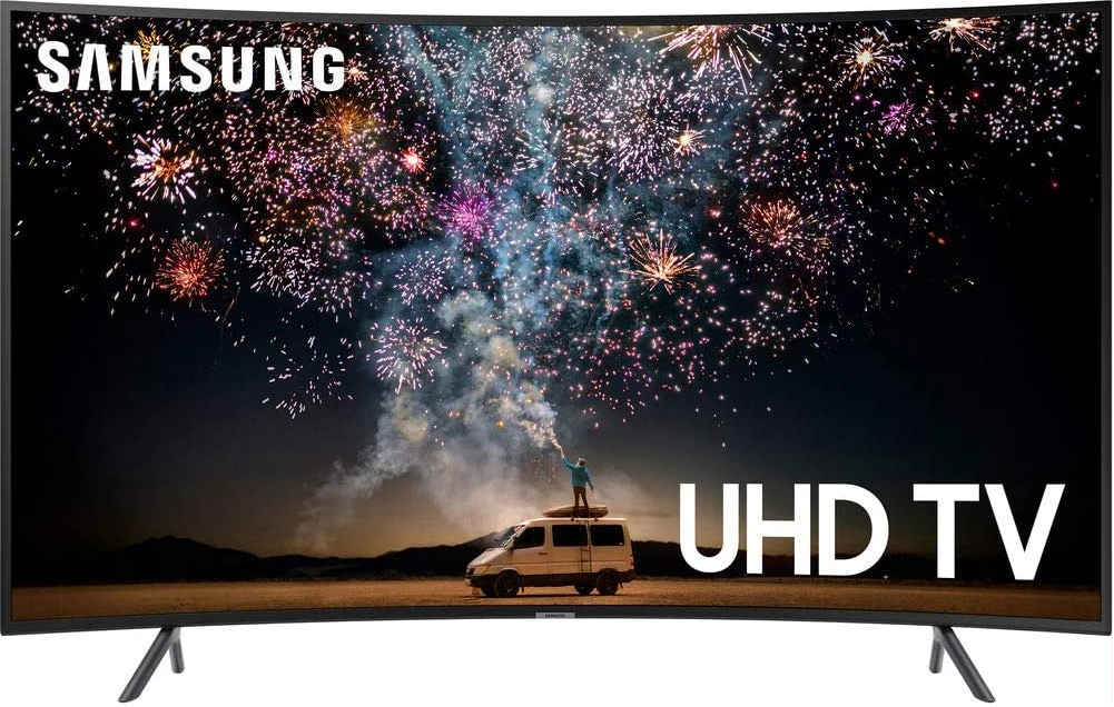 Samsung 49 – Inch Curved 4K UHD Smart TV UA49RU7300, Curved Screen, Bluetooth, HDMI With Inbuilt Digital Receiver – Black