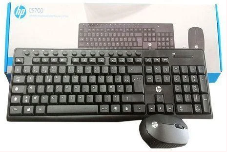 Hp Wireless Elite Keyboard & Mouse (with USB Wireless Nano Receiver) - Black