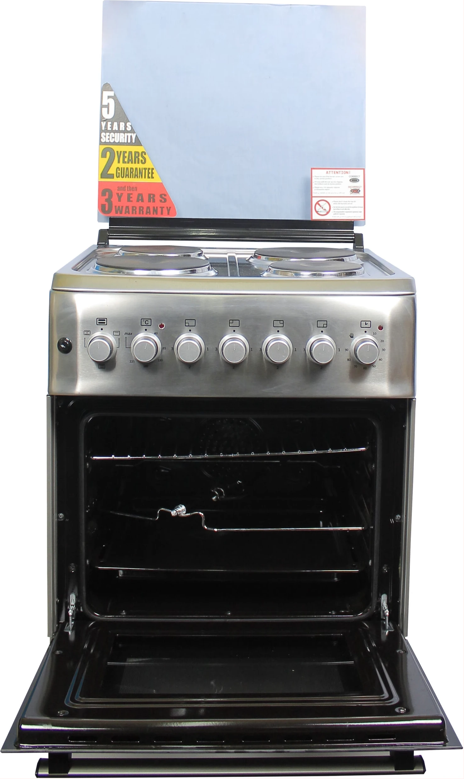 Blueflame Full Electric Cooker S6004ERF 60cm X 60 cm - Inox