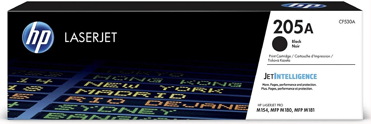 HP CF530A 205A LaserJet Toner Cartridge, Black, Single Pack