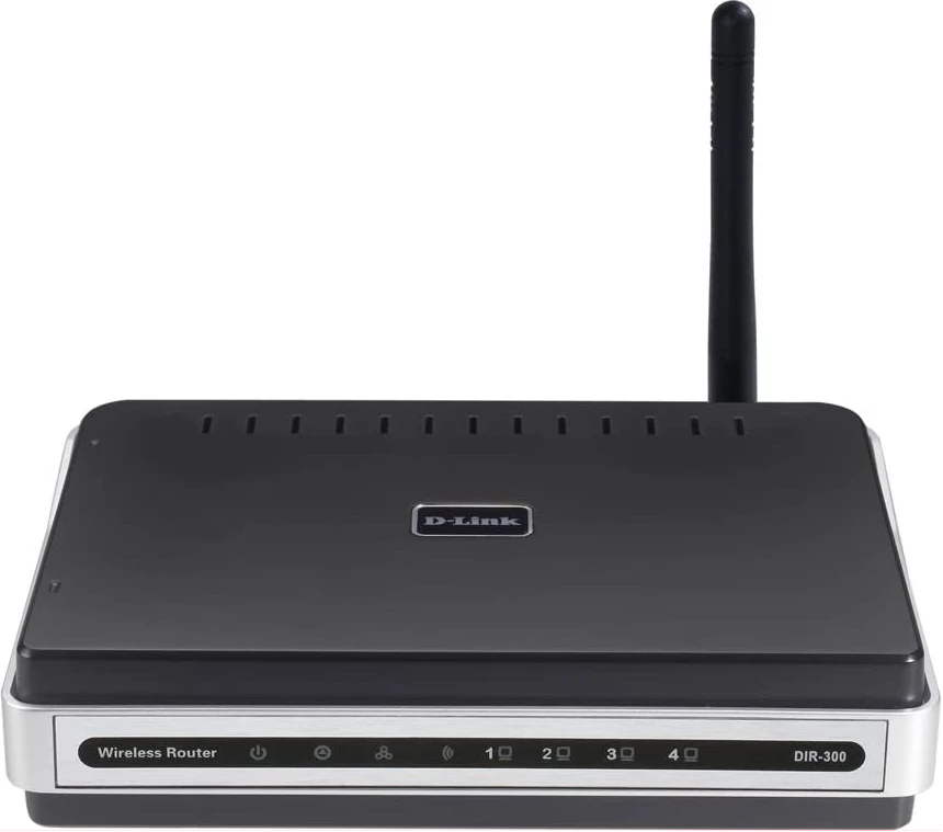 D-Link DIR-300 54 Mbps Wireless-G 4-Port Red Router w/Firewall