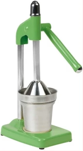Stainless Steel Manual Lever Press Citrus Juicer-Green