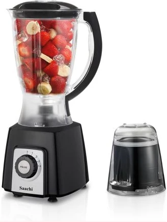 Saachi 2-In-1 Double Jar Blendforce Blender, 1.5 Litres NL-BL-4407 - Black