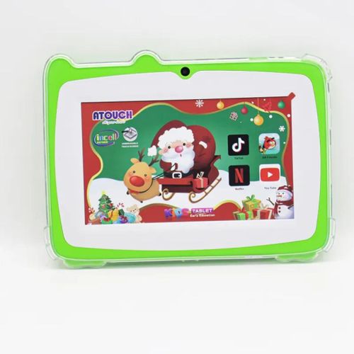 Atouch A39 Tablet 7 Inch 5G WIFI Android 13 Tablet Gaming Parents Control Kids Education Learning Software 8GB+256GB 5G 5000mah Network Dual Sim Tablet PC With Free Writing Pad For Children- Multicolo