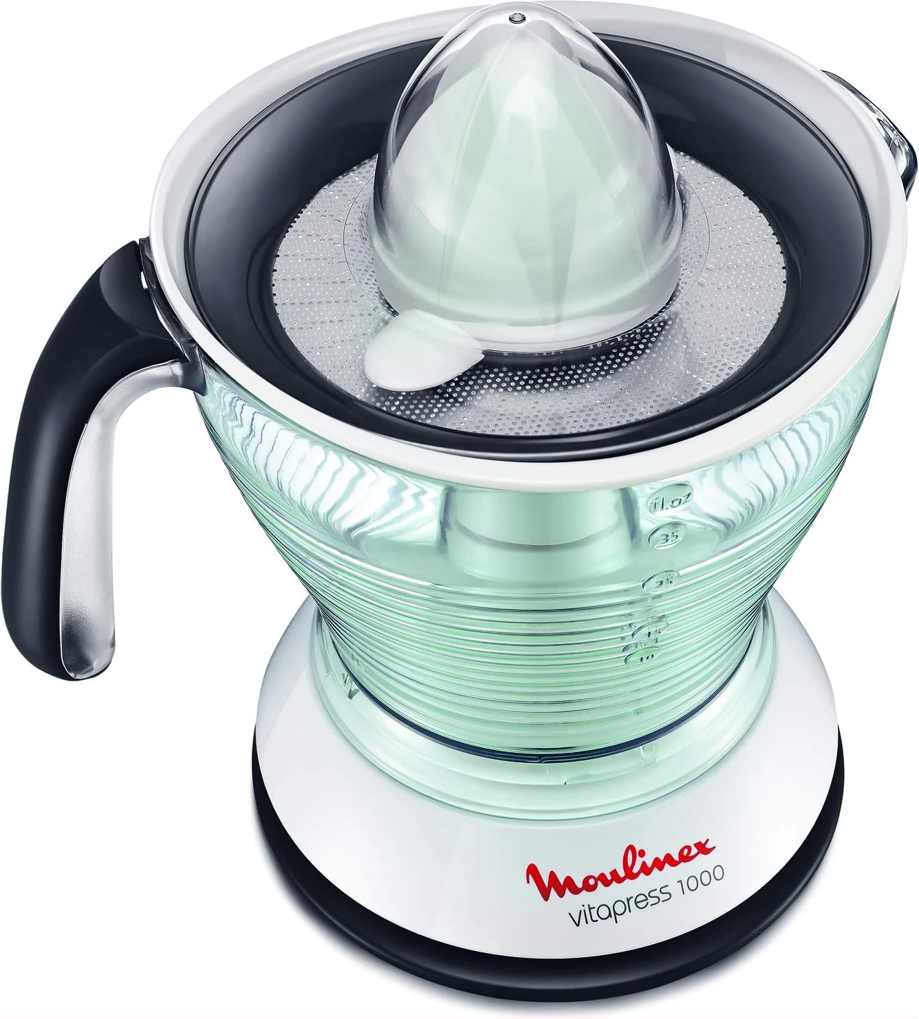 MOULINEX 1 Litre Citrus Press, 25 Watts, Plastic, PC302B27 - White/Black