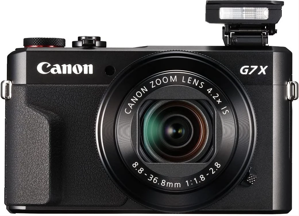 Canon PowerShot Digital Camera [G7 X Mark II] with Wi-Fi & NFC, LCD Screen, and 1-Inch Sensor - Black