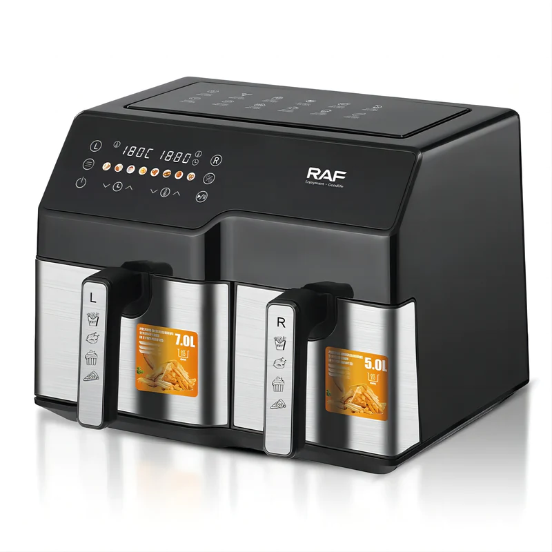 RAF 12L Dual Baskets Digital Air Fryer