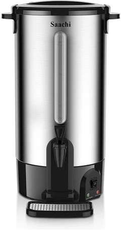 Saachi 15 Litre Hot Water Boiler Tea Urn - Black,Silver