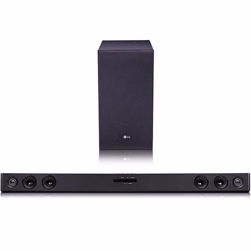 LG SJ3 300W Sound Bar, 2.1 Ch with Dolby Audio and DTS Digital Surround