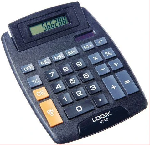 Logik 8 Digit Business Calculator Large - Black