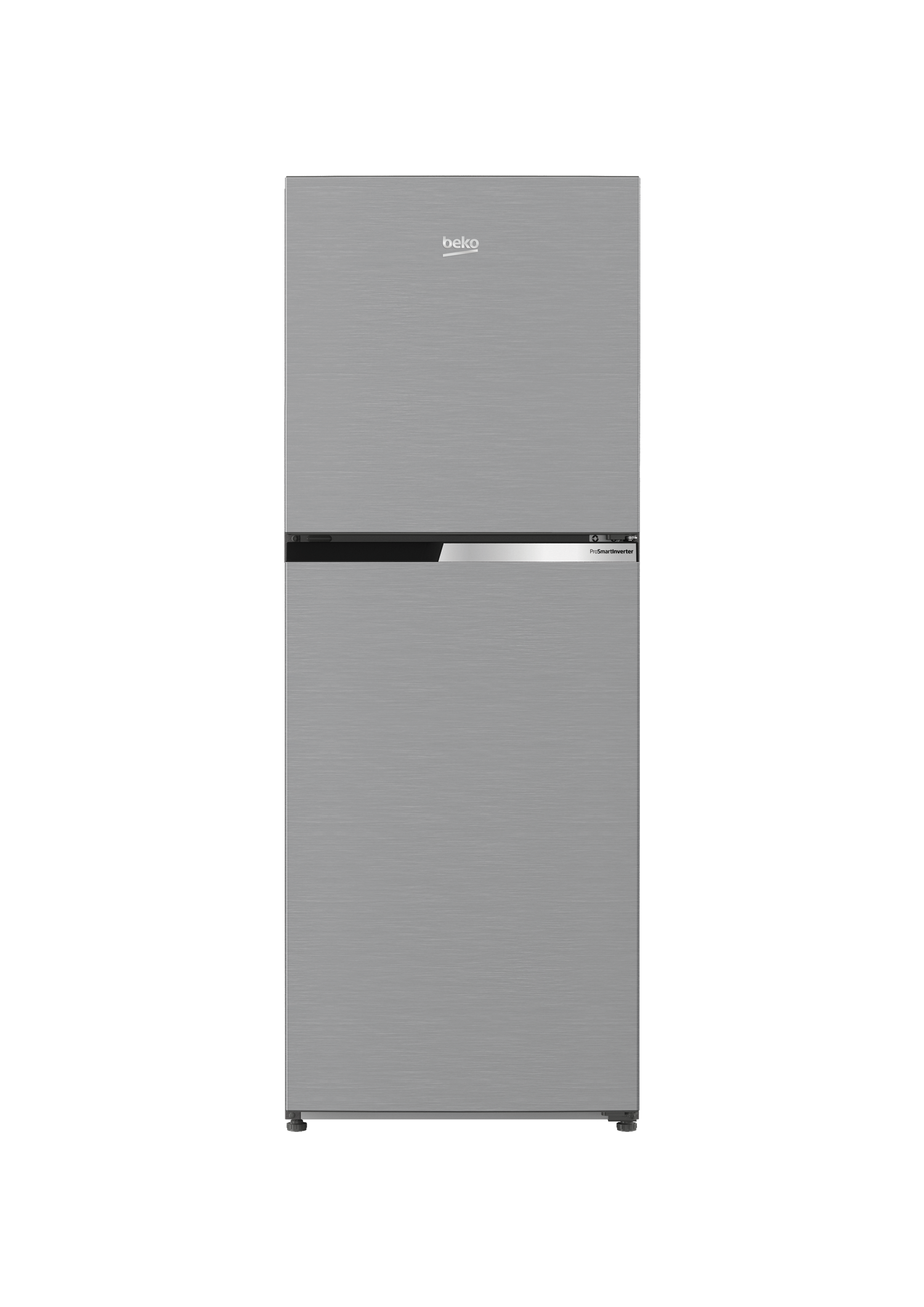 Beko 231L Fridge, RDNT231I50S, (Net 210L) Double Door Top Mount Freezer Frost Free Refrigerator - Inox