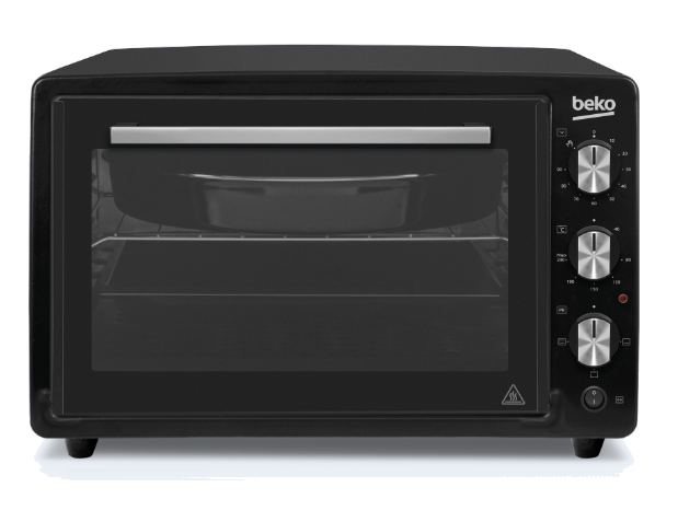 Beko 45L Mini Oven With Rotisserie, Black - BMO4531B UK
